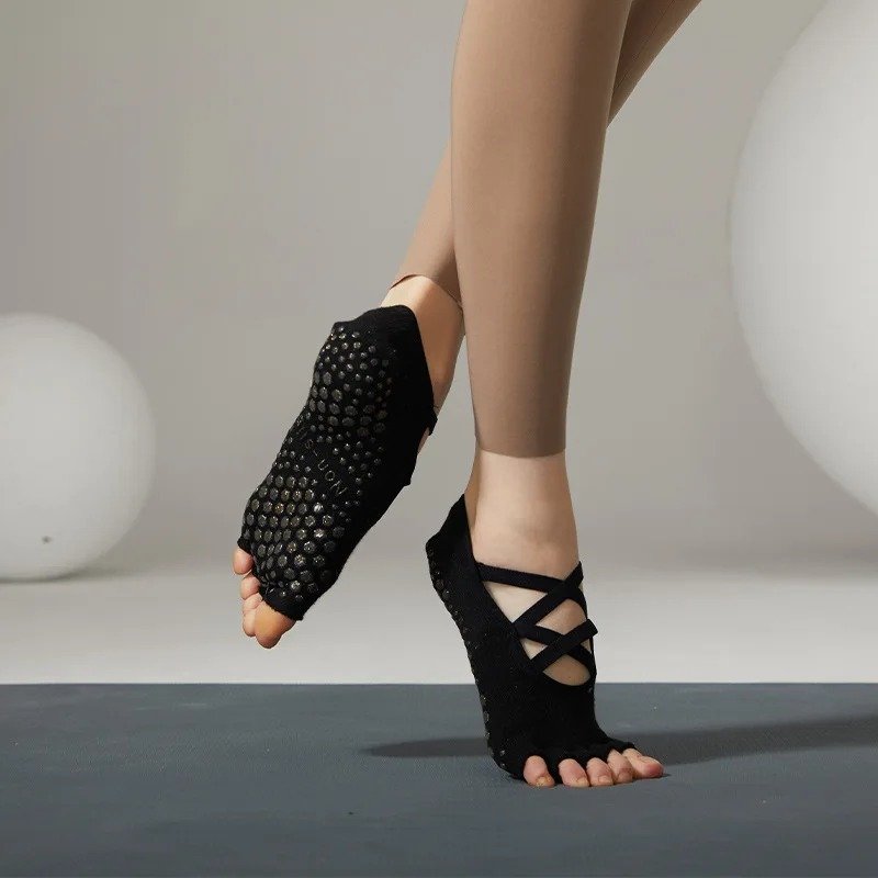LYRA YOGA Ballet Strap Grip Socks