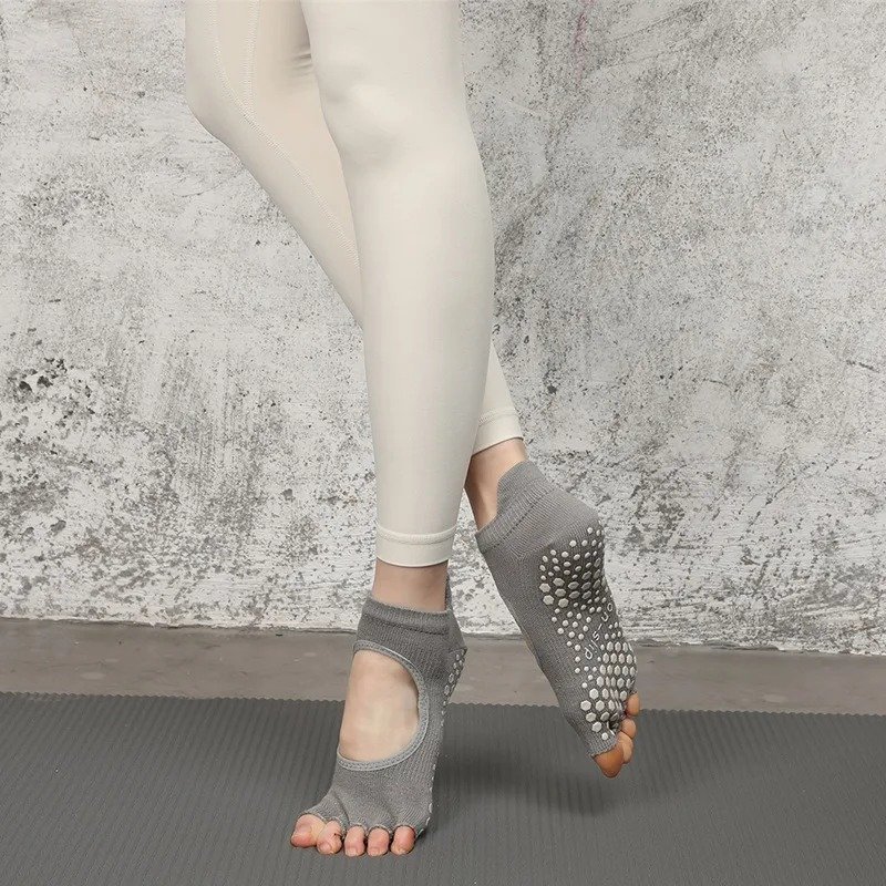 LYRA YOGA Half-Toe Five-Toe Grip Socks - Image 2