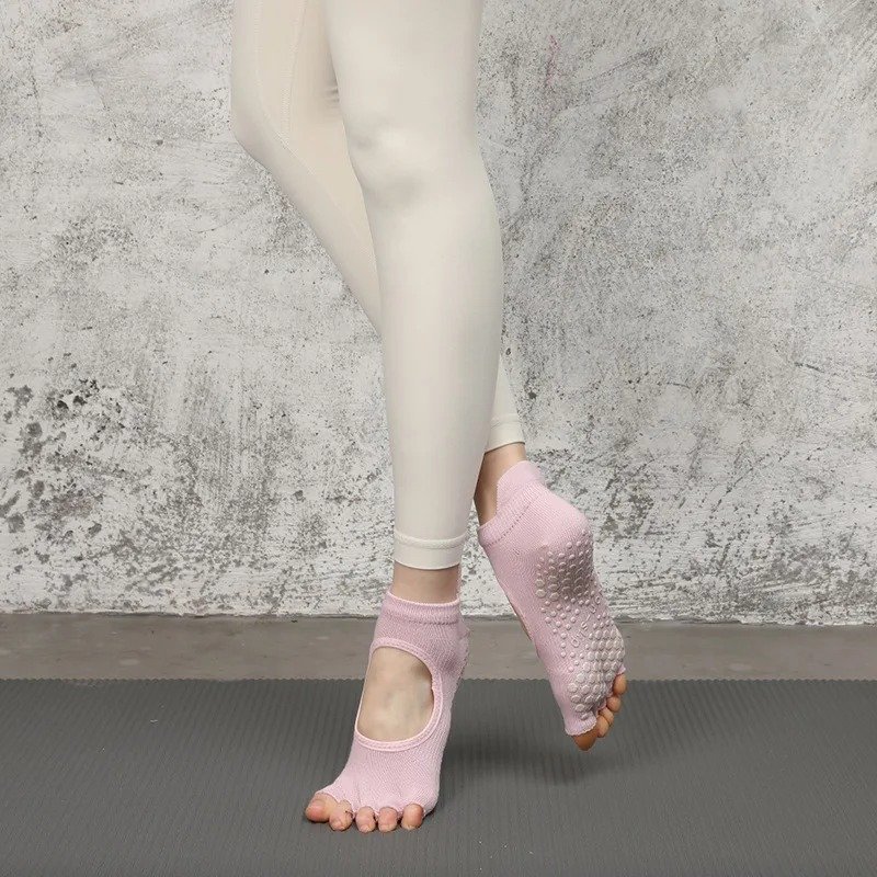 LYRA YOGA Half-Toe Five-Toe Grip Socks - Image 3